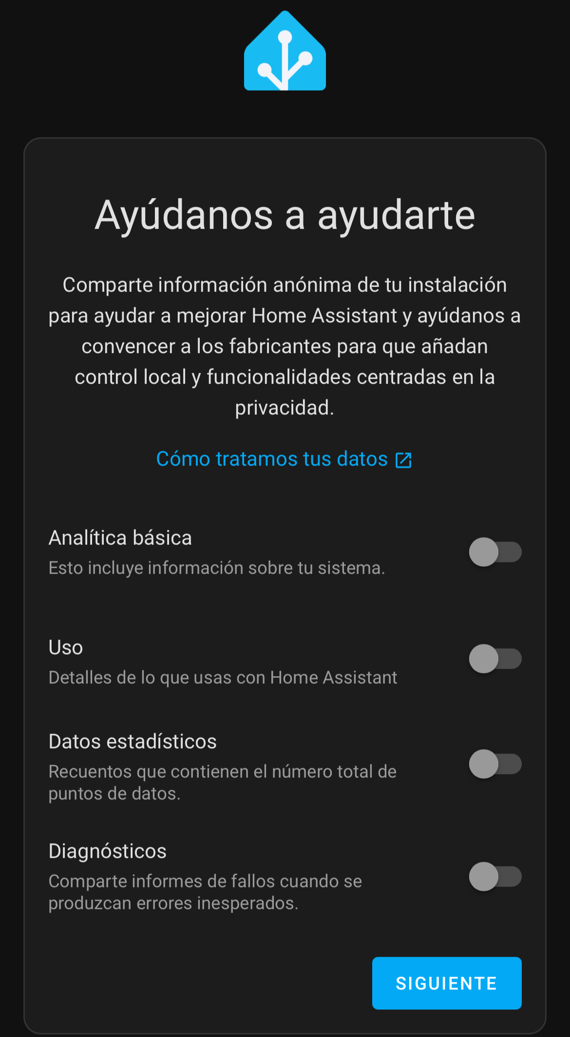 Configuración privacidad